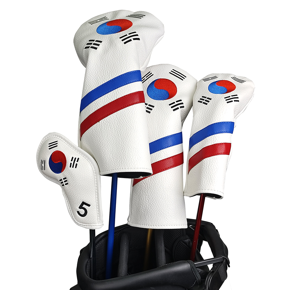 Golf Equipment Organizer - Korea Patriotic Golf Head Covers Set