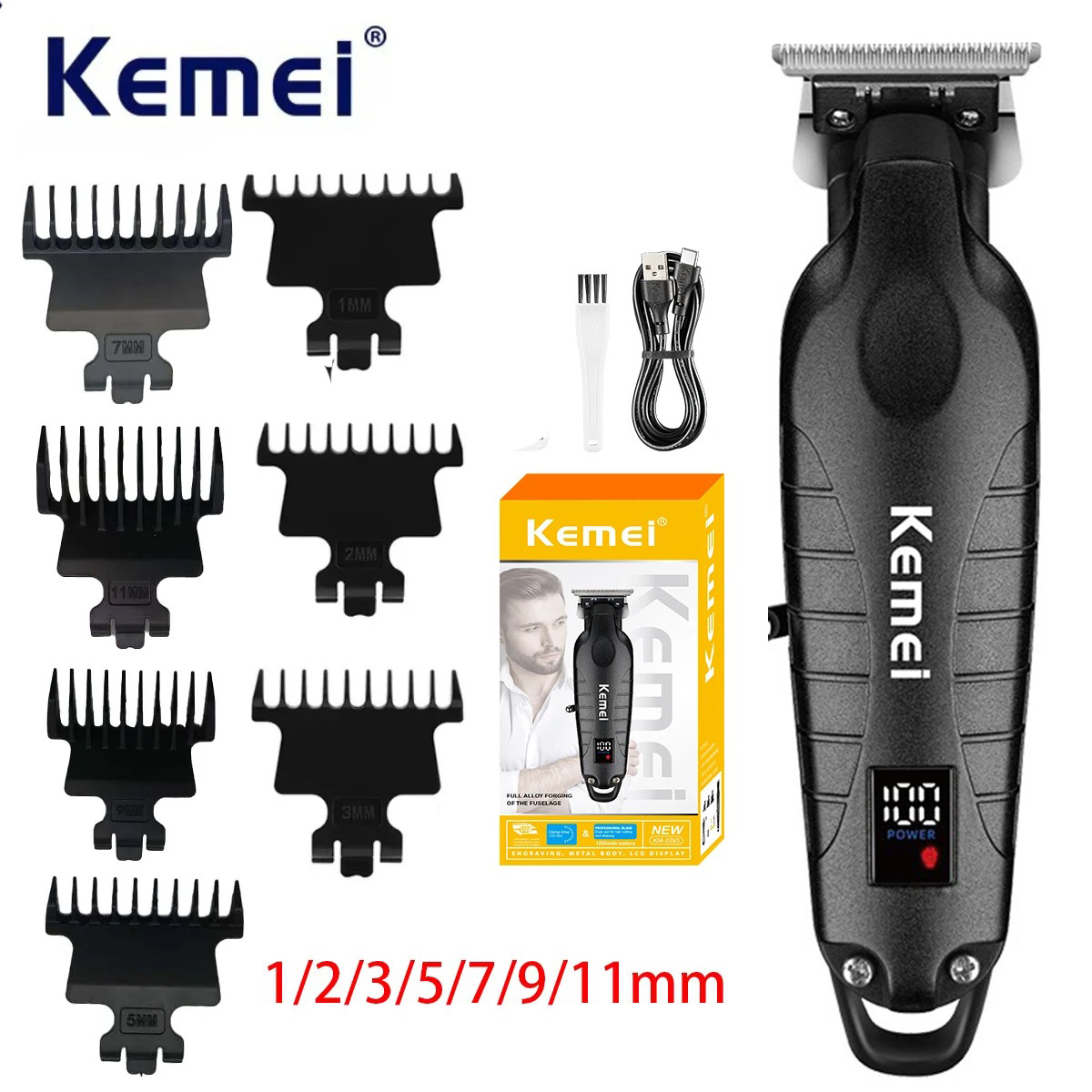 Golf Zero - Kemei 2293 Professional Barber Trimmer Zero