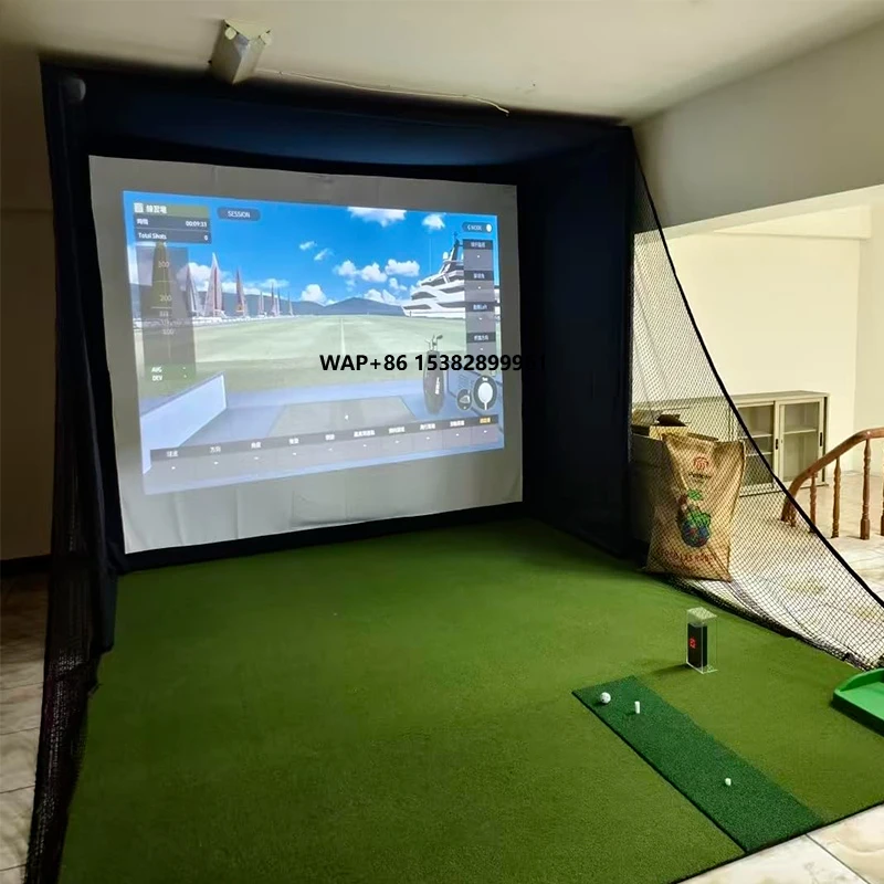 Practice Net Hitting - Golf Simulator Enclosure Nets 10x9ft with