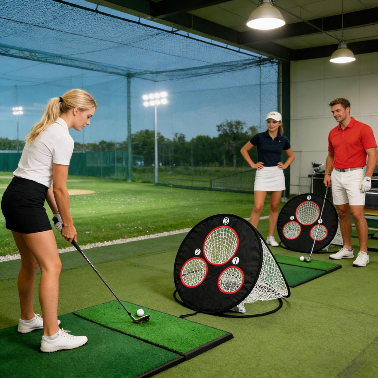Practice Net Hitting - Portable Golf Practice Net Foldable &