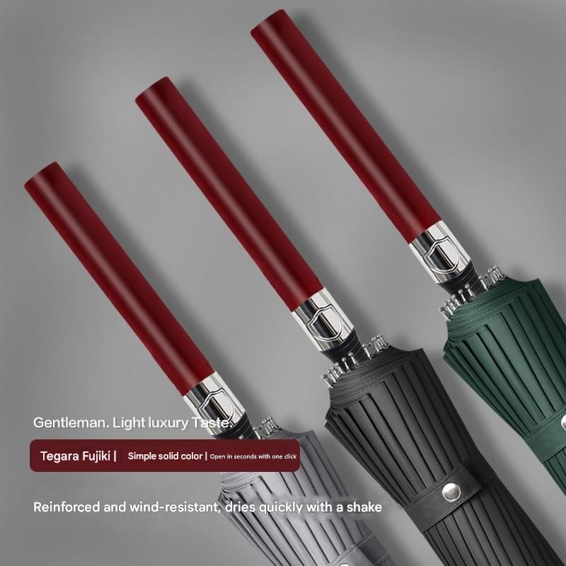 Automatic Wooden Long-handled  - Golf Umbrella Large 评论和价格