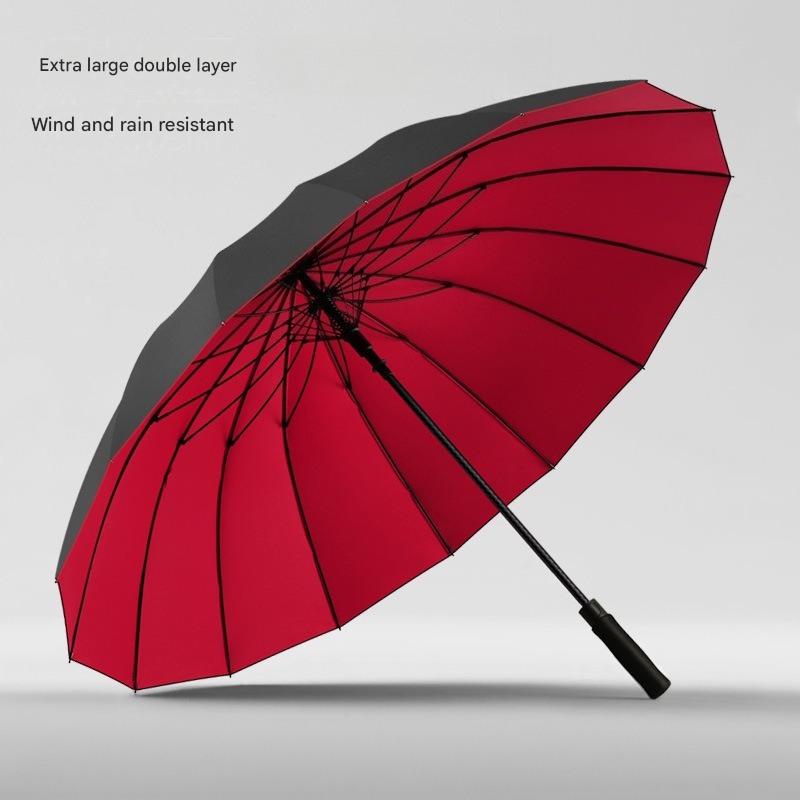 30 Inch 16 Ribs Automatic Doub - Golf Umbrella Large 评论和价格