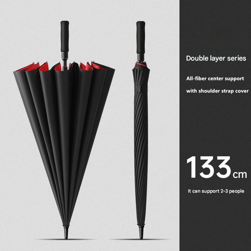 30 Inch 16 Ribs Automatic Doub - Golf Umbrella Large 评论和价格