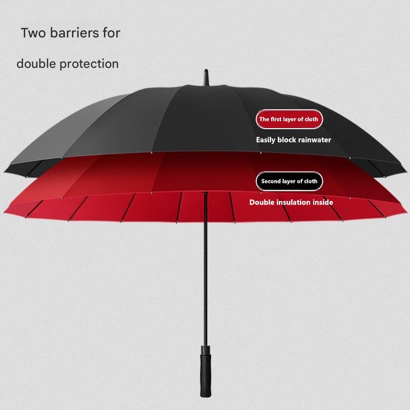 30 Inch 16 Ribs Automatic Doub - Golf Umbrella Large 评论和价格