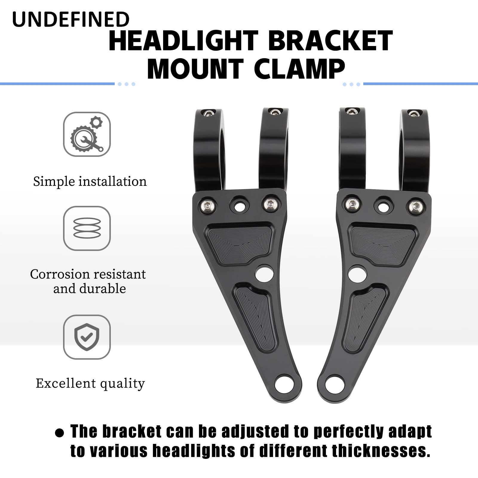 33mm-58mm Headlight Bracket Mo - Golf Zero 评论和价格