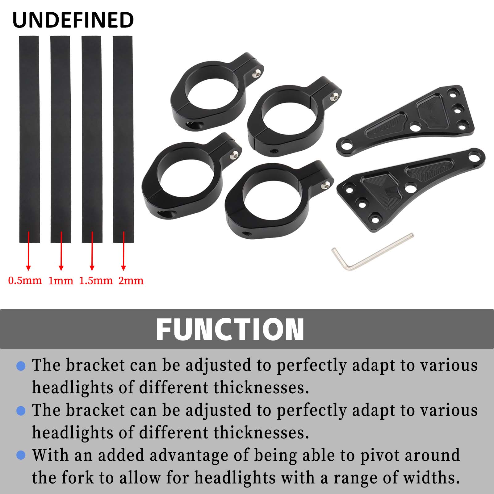 33mm-58mm Headlight Bracket Mo - Golf Zero 评论和价格