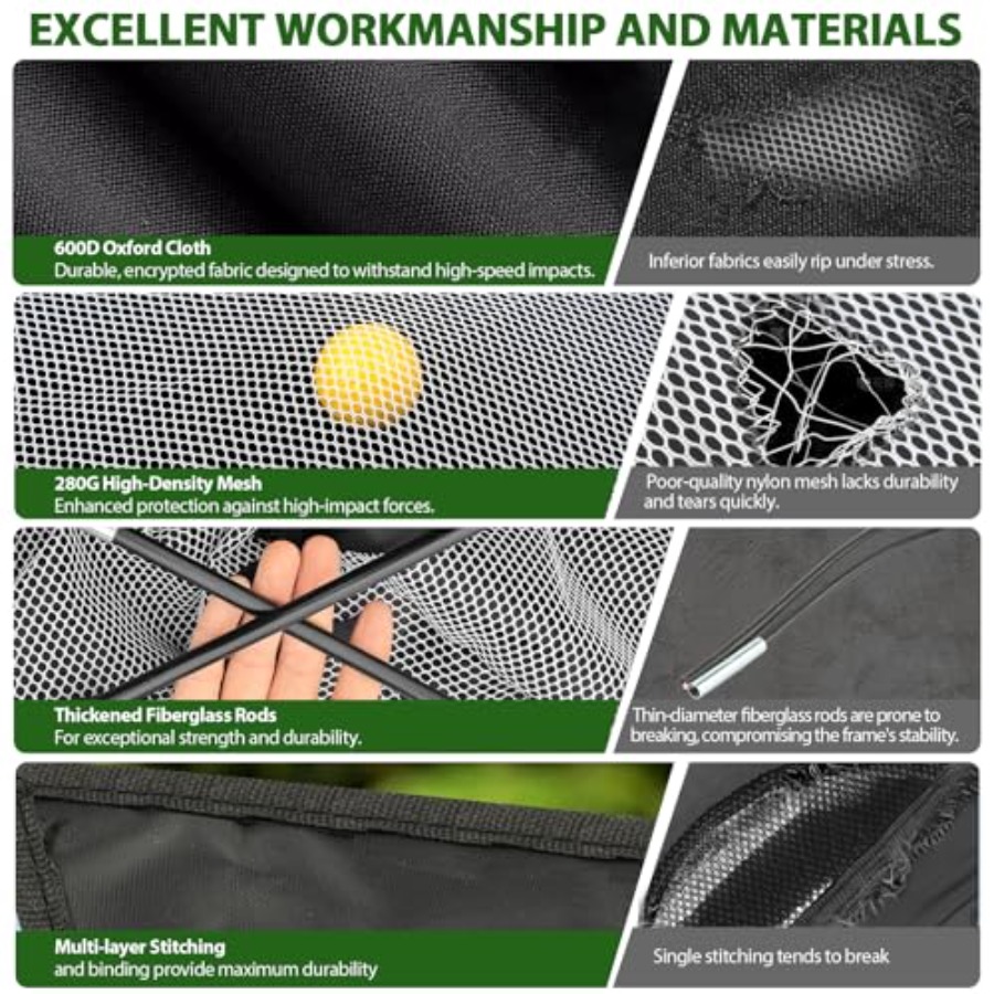 Golf Net, 10x7 Ft Practice Hit - Practice Net Hitting 评论和价格