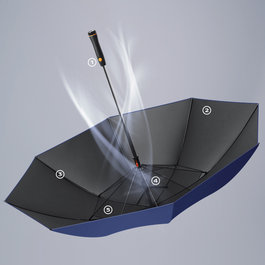 선풍기우산 Large Fan umbrella 100%  - Golf Umbrella Large 评论和价格