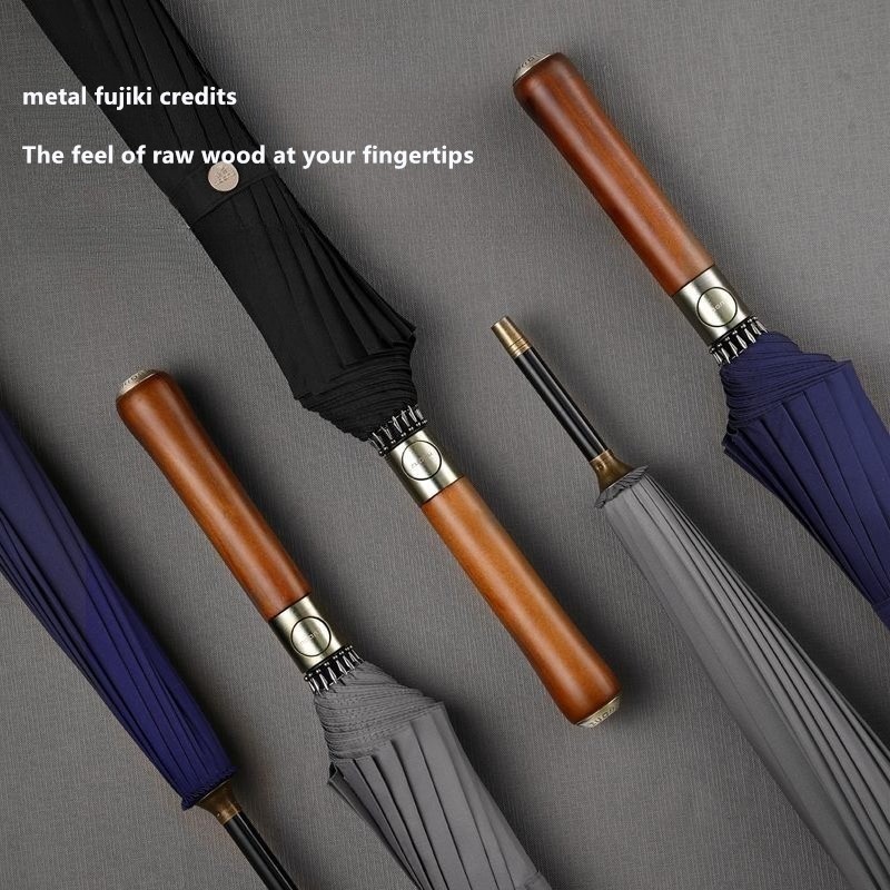 Automatic Wooden Handle Umbrel - Golf Umbrella Large 评论和价格