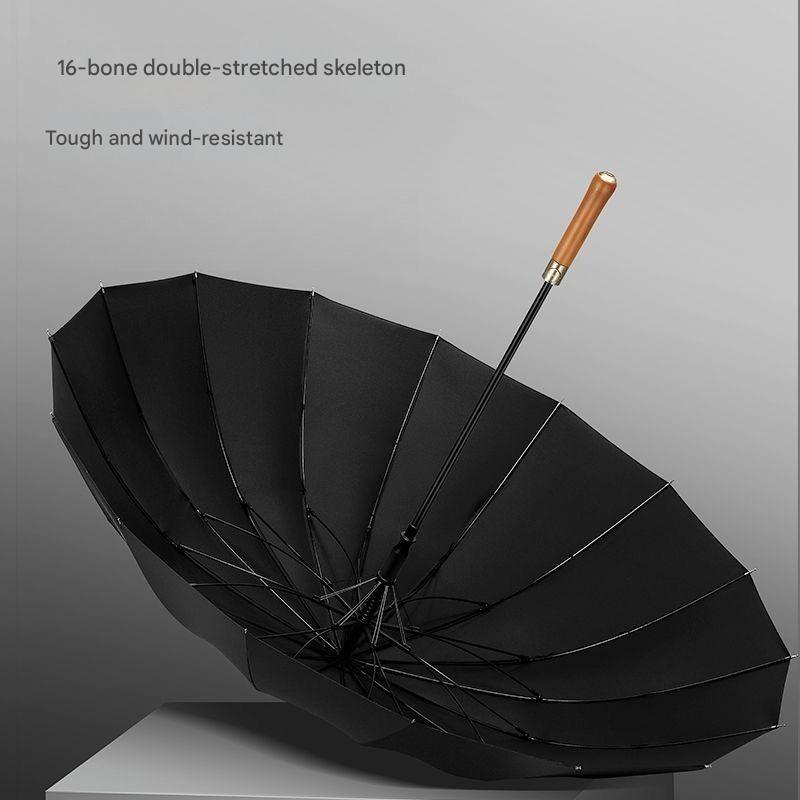 Automatic Wooden Handle Umbrel - Golf Umbrella Large 评论和价格