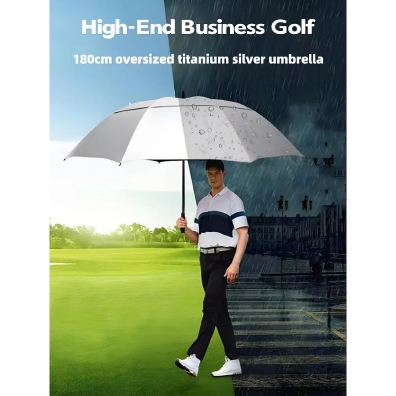 Automatic Ultra-Large Umbrella - Golf Umbrella Large 评论和价格