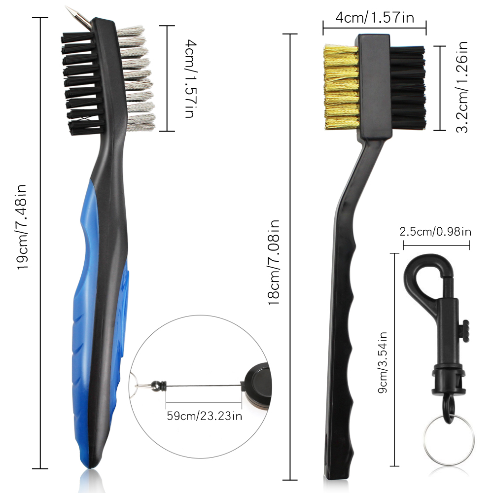 2Pcs/Set Golf Club Brush Golf  - Golf Equipment Wholesale 评论和价格