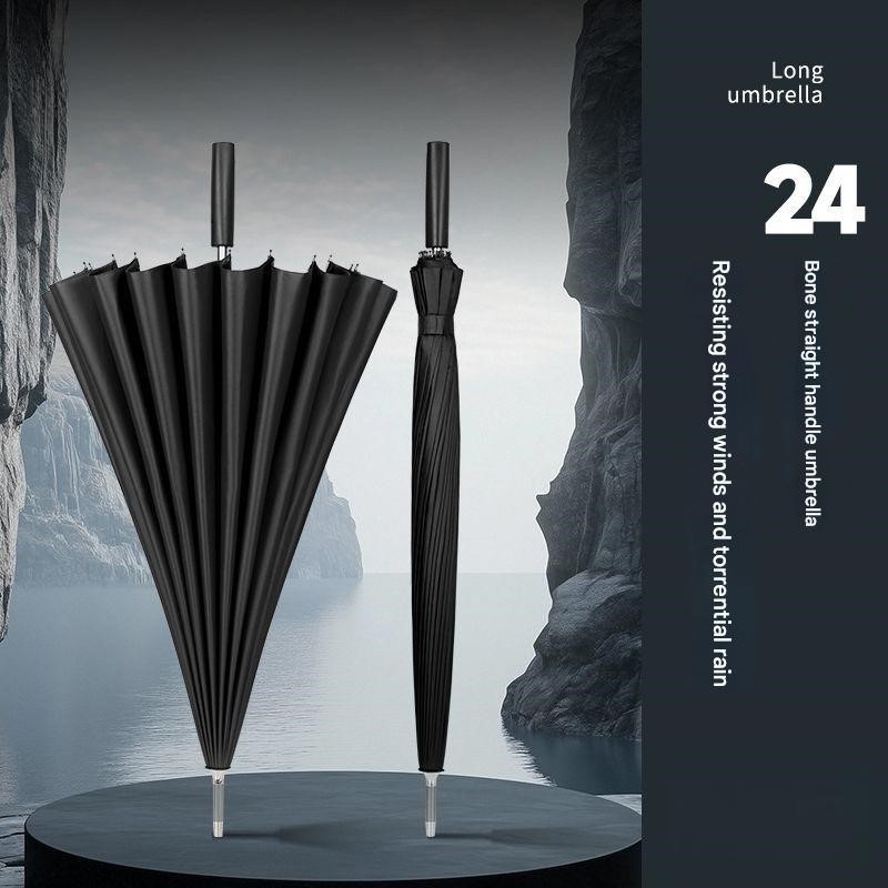  24 Bone Reinforced Black Glu - Golf Umbrella Large 评论和价格