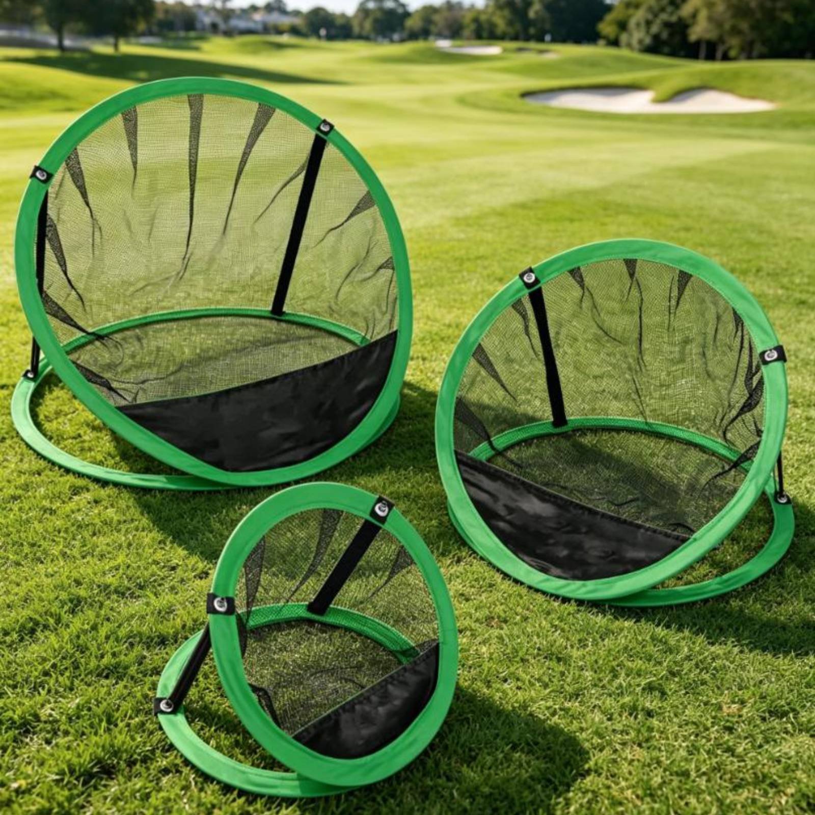 3 Pieces Golf Chipping Net Ind - Practice Net Hitting 评论和价格
