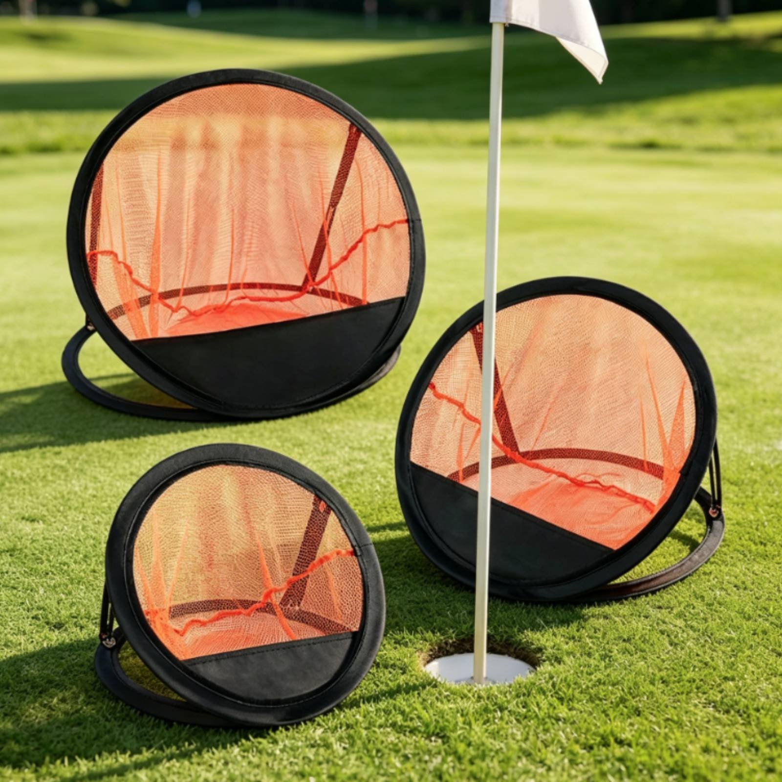 3 Pieces Golf Chipping Net Ind - Practice Net Hitting 评论和价格
