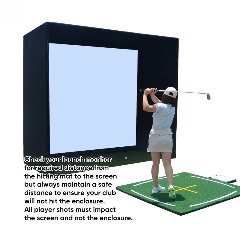 Golf Simulator Enclosure Nets  - Practice Net Hitting 评论和价格