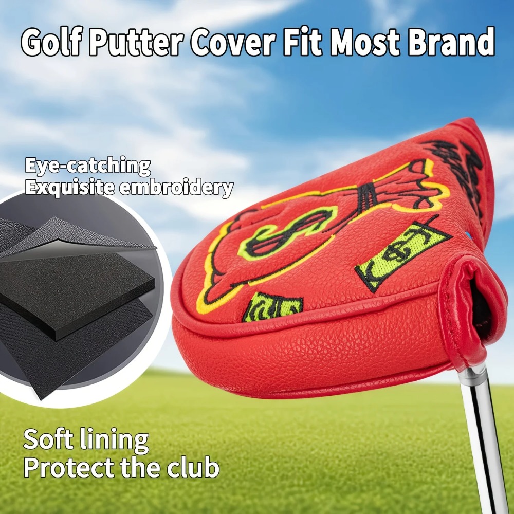 Golf Putter Cover | Half Round - Golf Equipment Organizer 评论和价格
