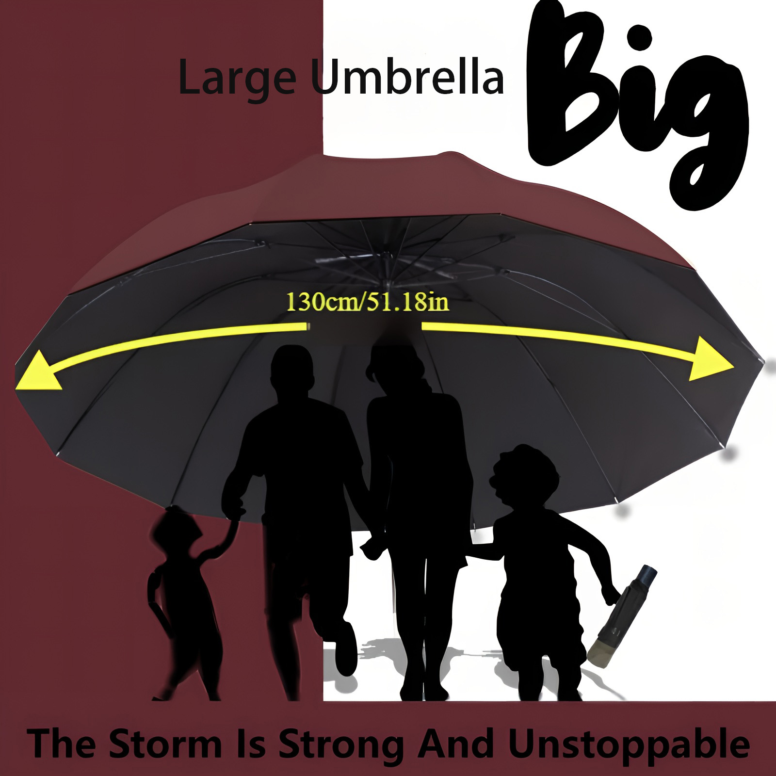 Large Wind Resistant UV Proof  - Golf Umbrella Large 评论和价格